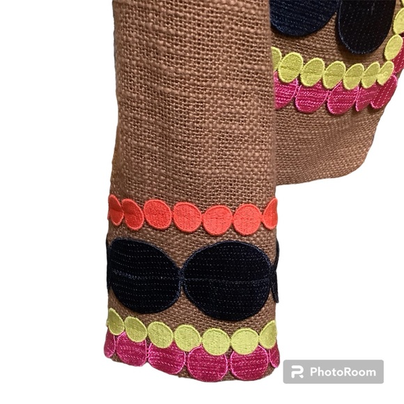 🆕{MAISON COMMON} Dot-Applique Peter Pan Collar Jacket - Picture 3 of 13